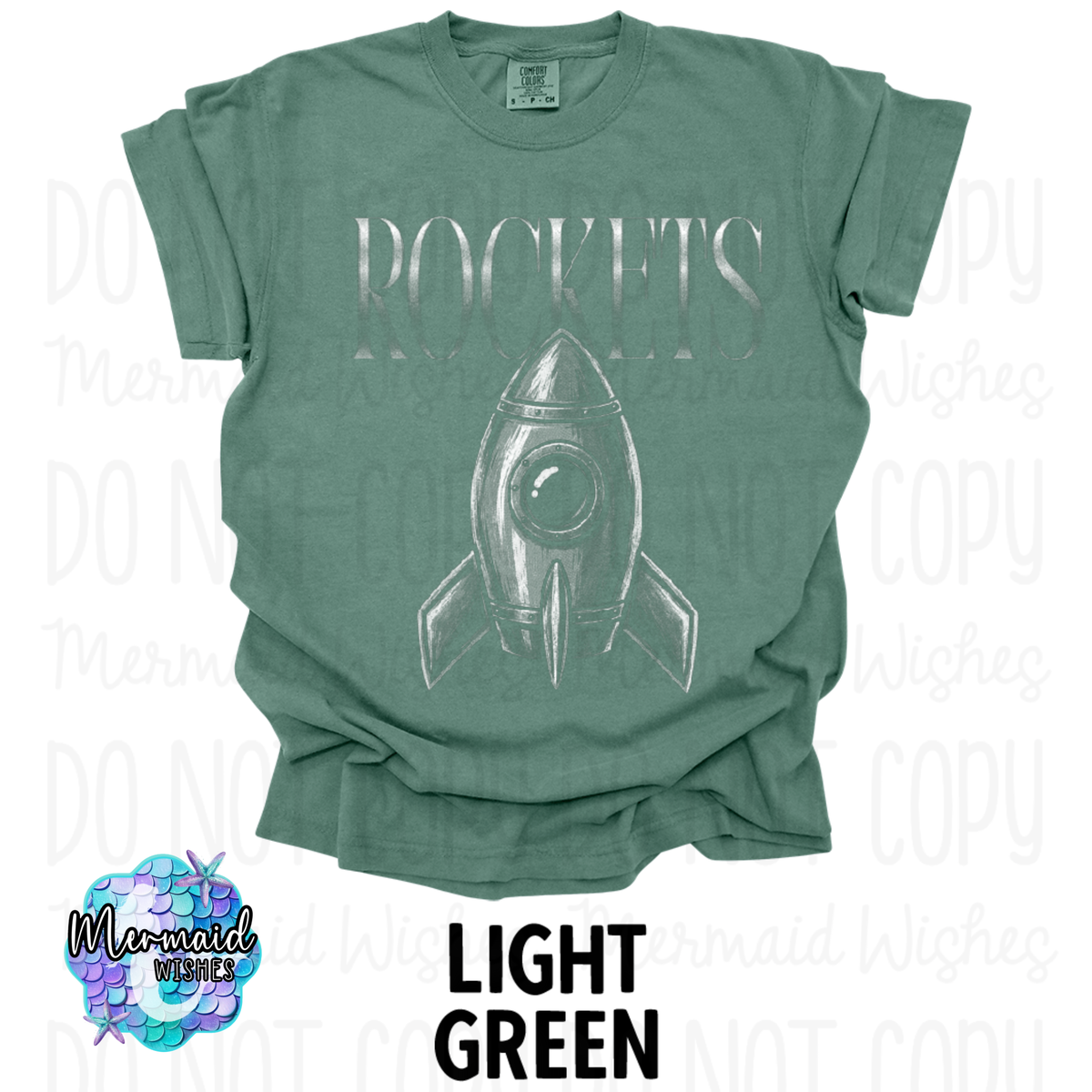 ROCKETS HALFTONE- (CC-TShirt)
