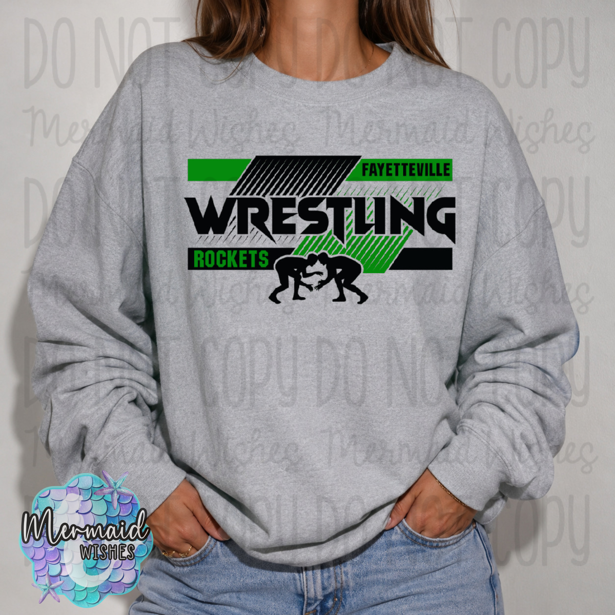 Fayetteville Rockets Wrestling Stripes (Fayetteville Rockets Fundraiser)