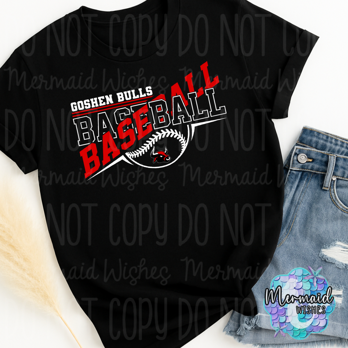 Goshen Bulls Baseball Split