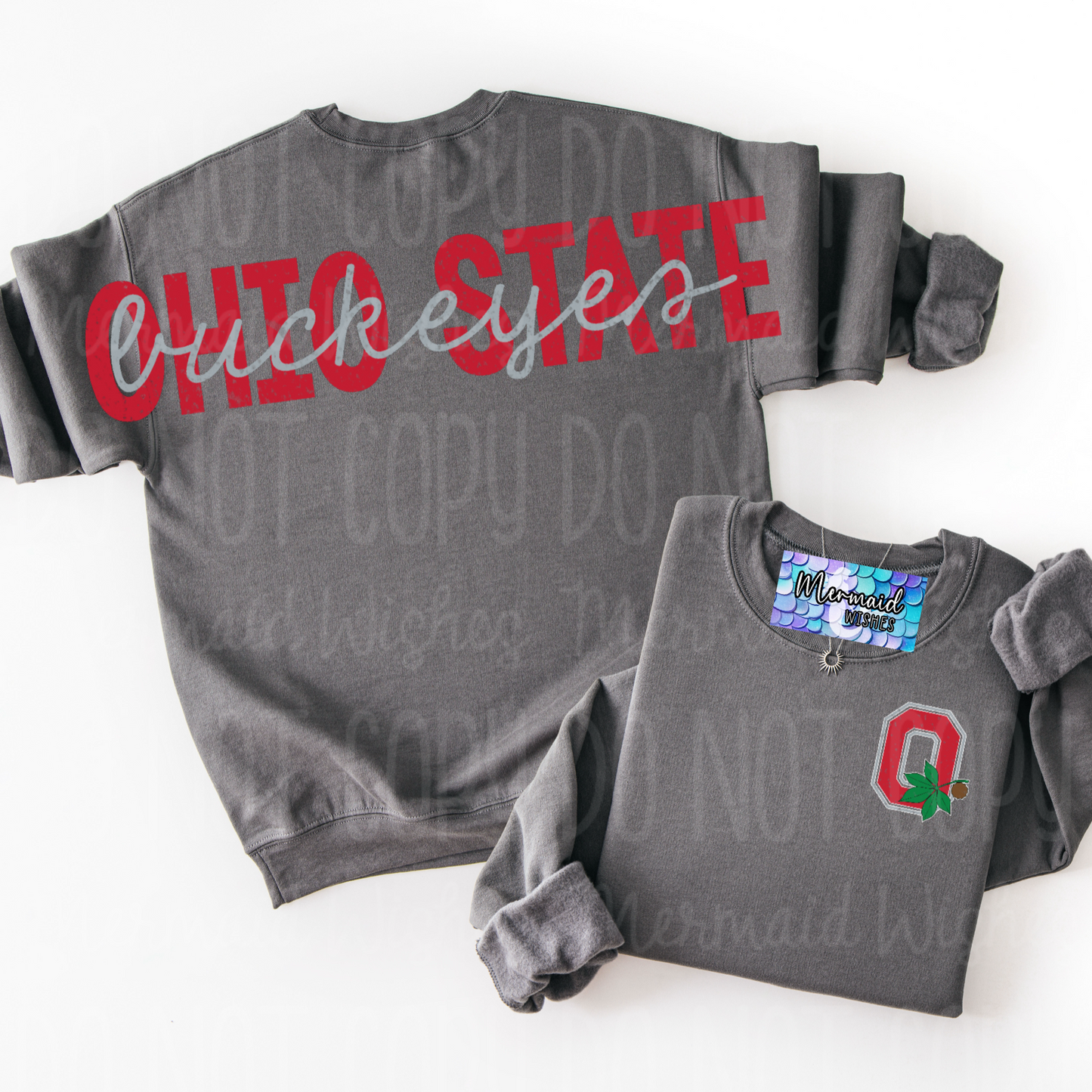 OH State Buckeyes (Full Back Arm to Arm Design)