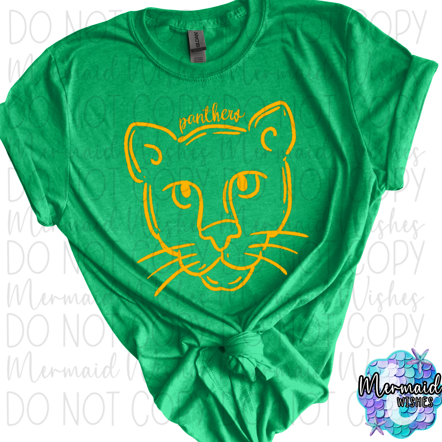 Little Miami Panthers Mascot Doodle (DTF)