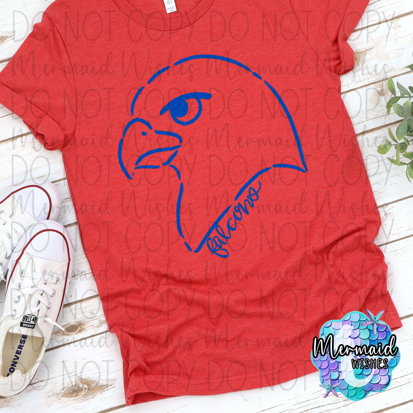 Clinton Massie Falcons Doodle Mascot (DTF)