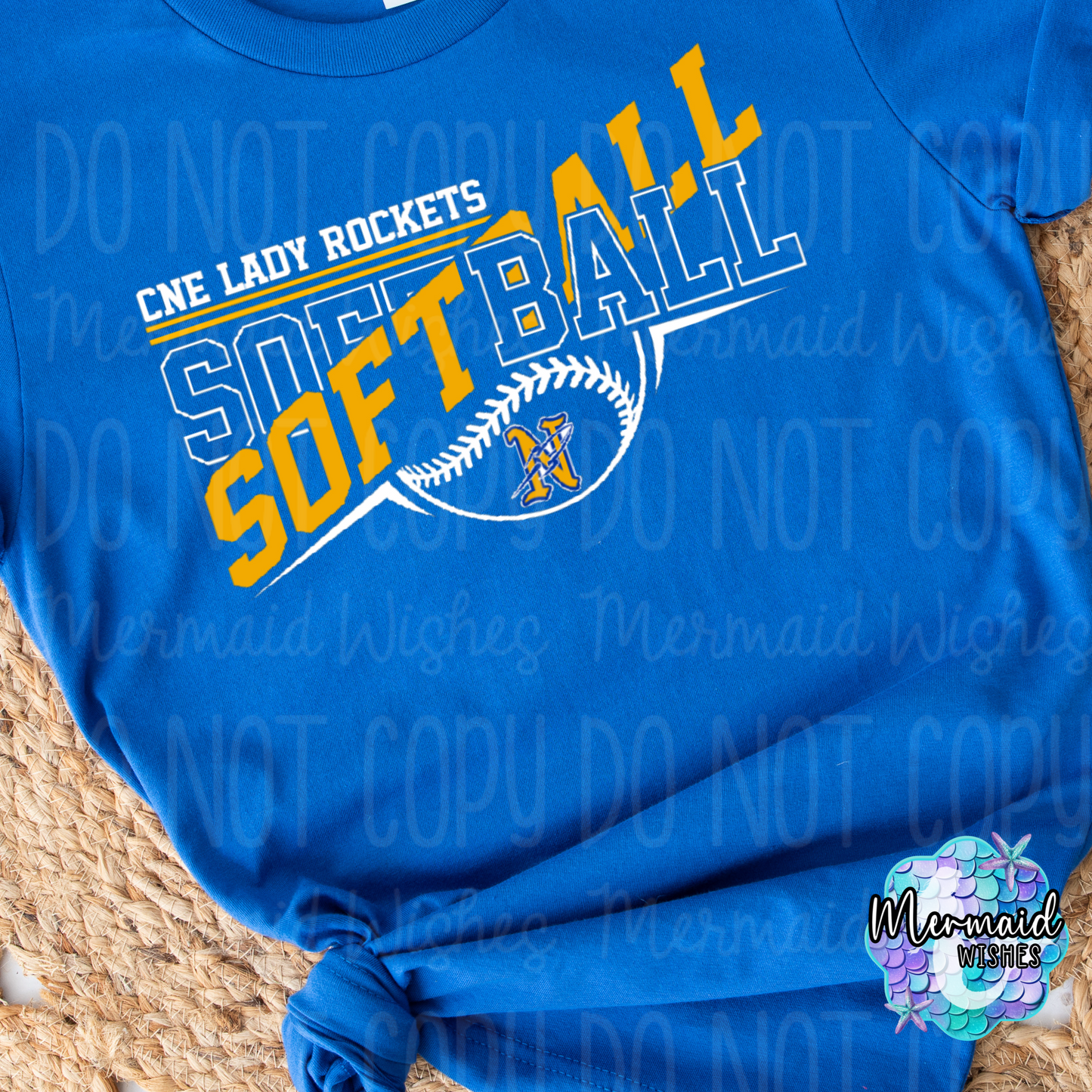 CNE Lady Rockets Split Softball