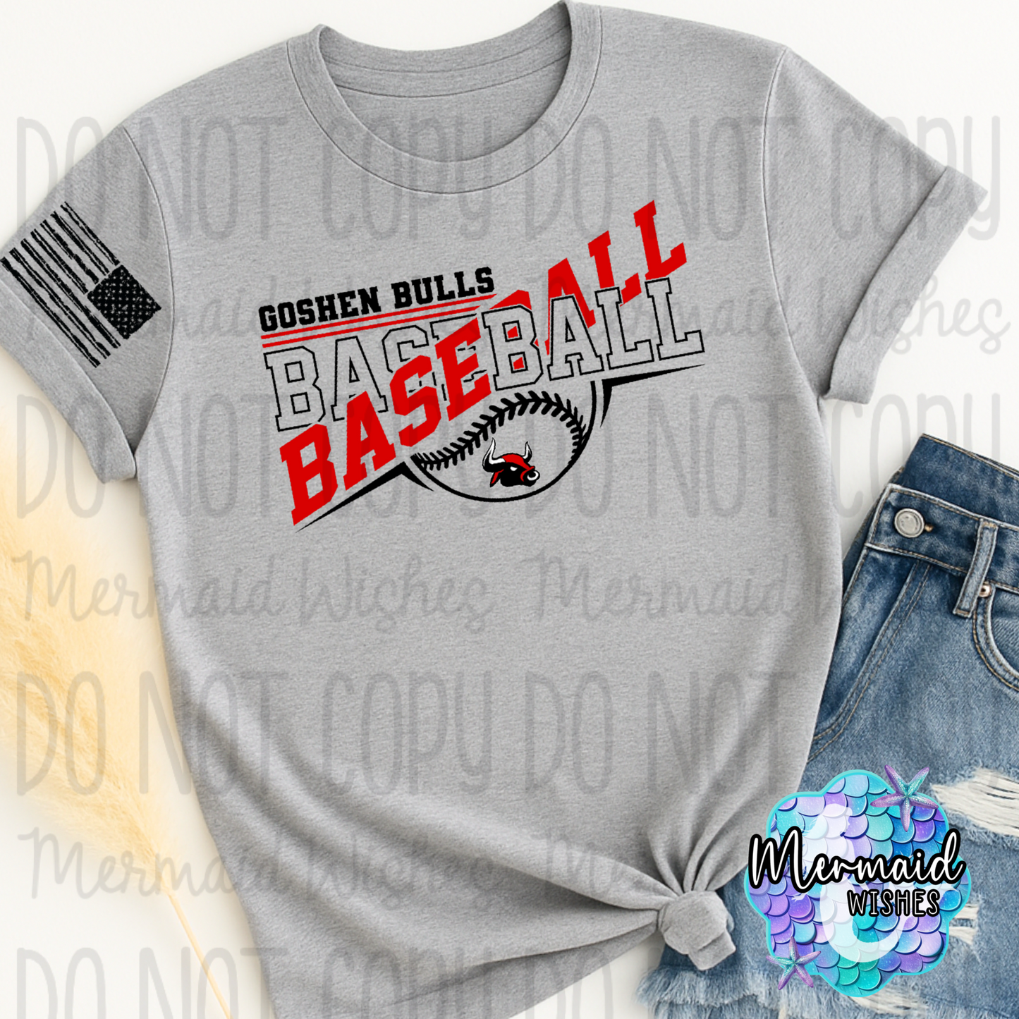 Goshen Bulls Baseball Split