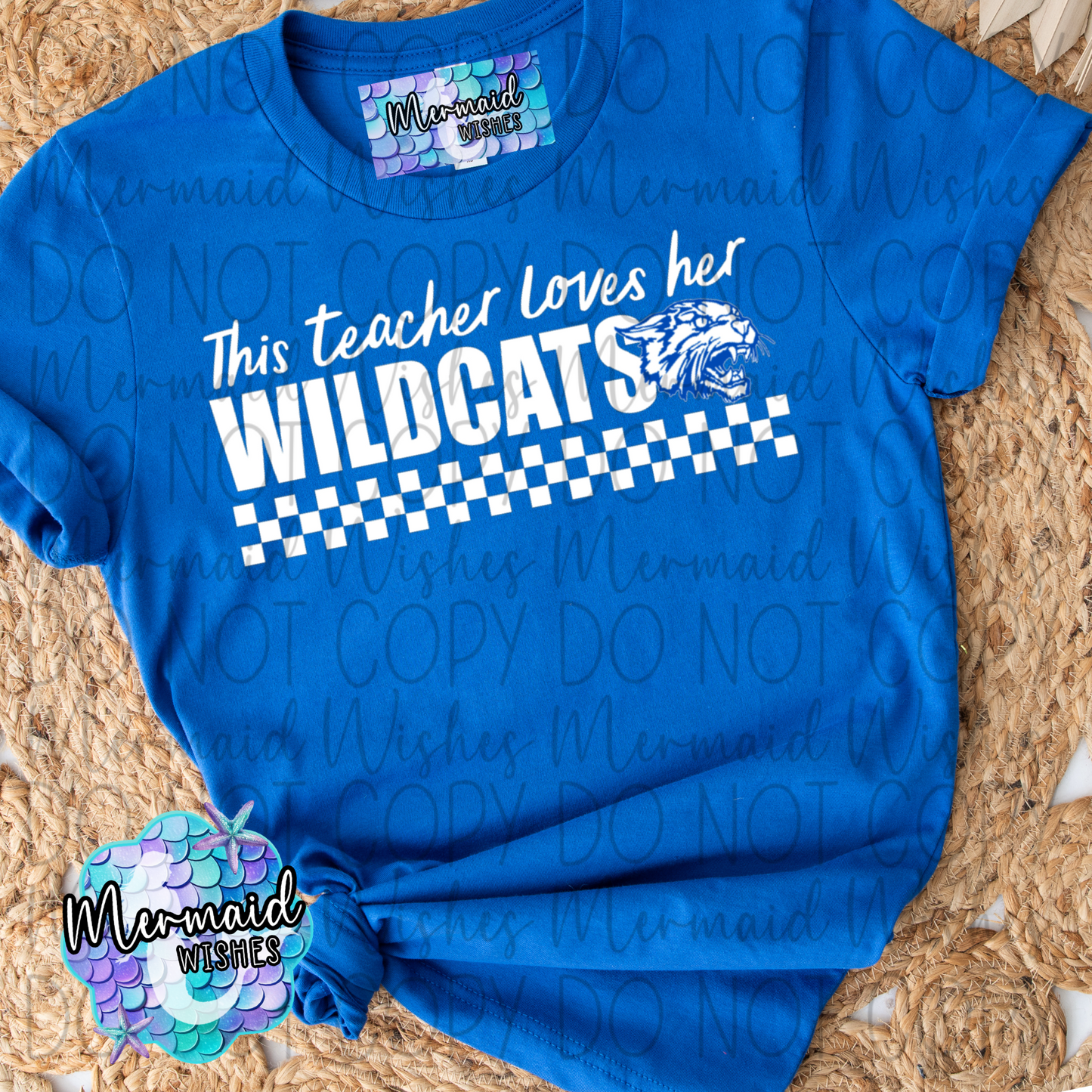This Teacher loves her Wildcats (Williamsburg) (DTF)