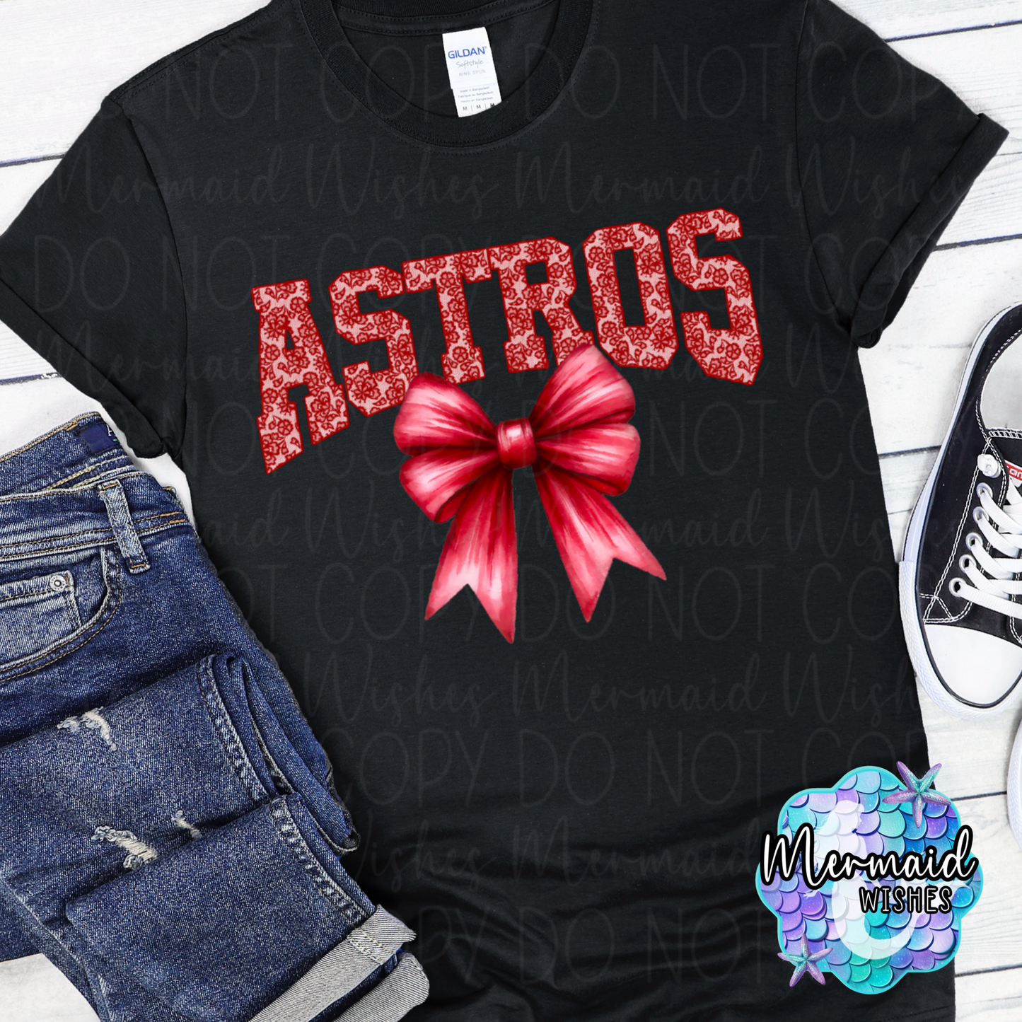 EC Astros Bow (DTF)