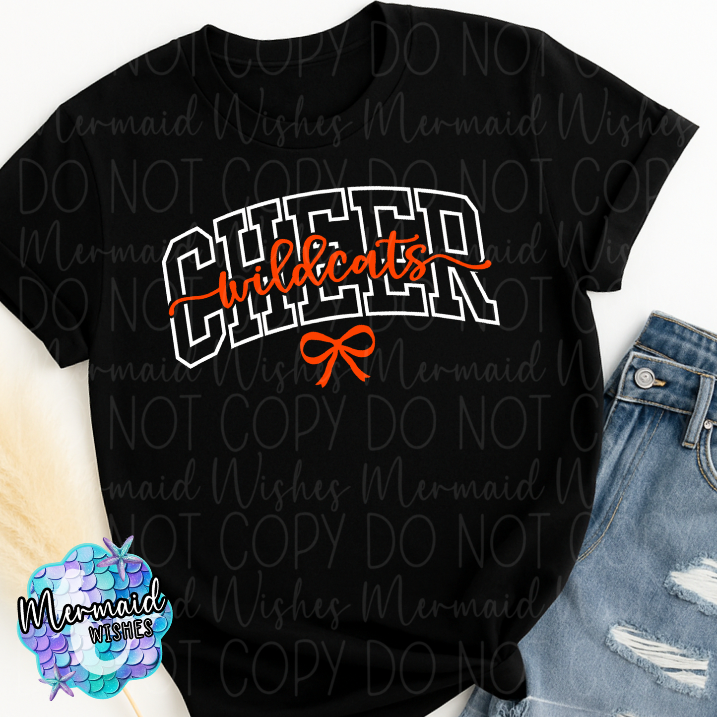 Wildcats Cheer (Orange) (DTF)