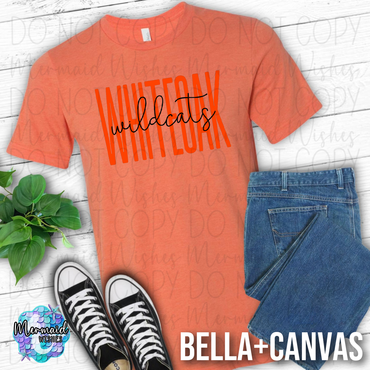 Whiteoak Wildcats Tall Script (DTF)