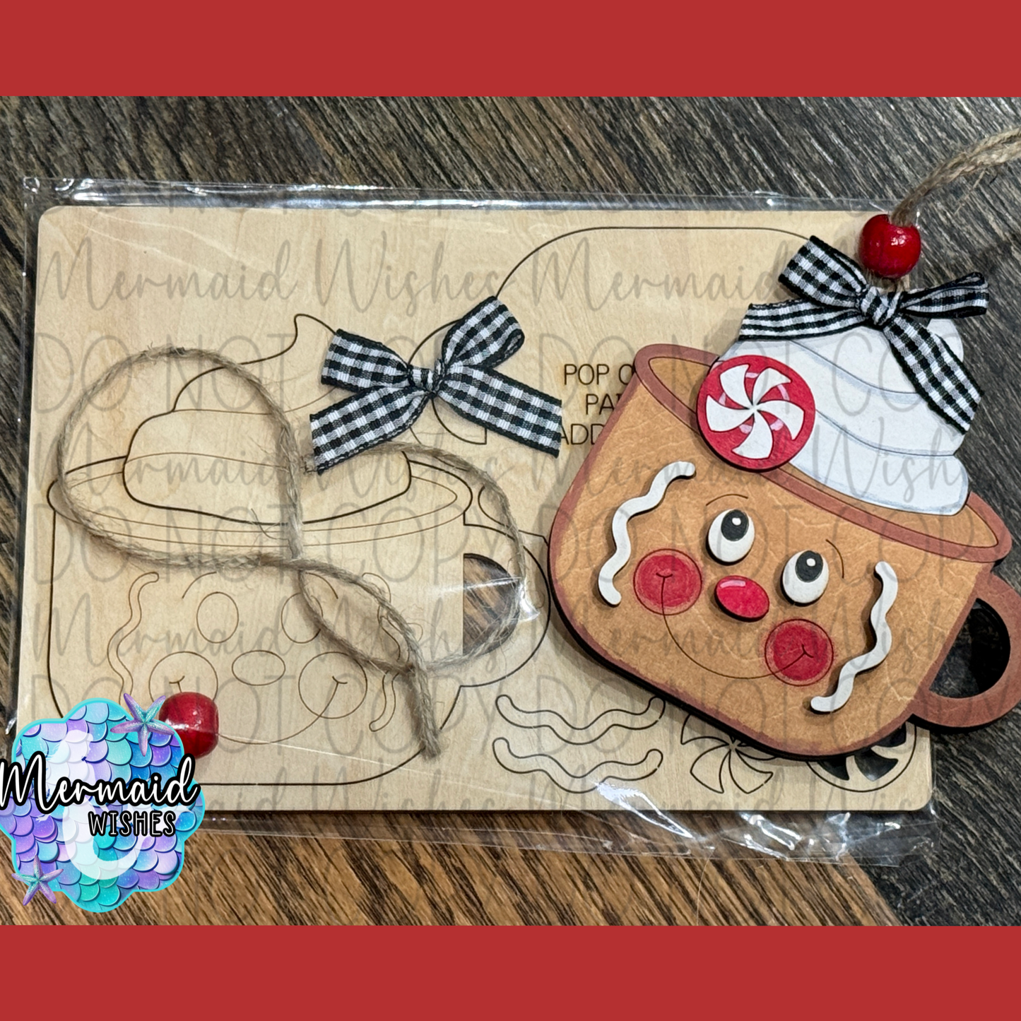 DIY Gingerbread Mug Ornament