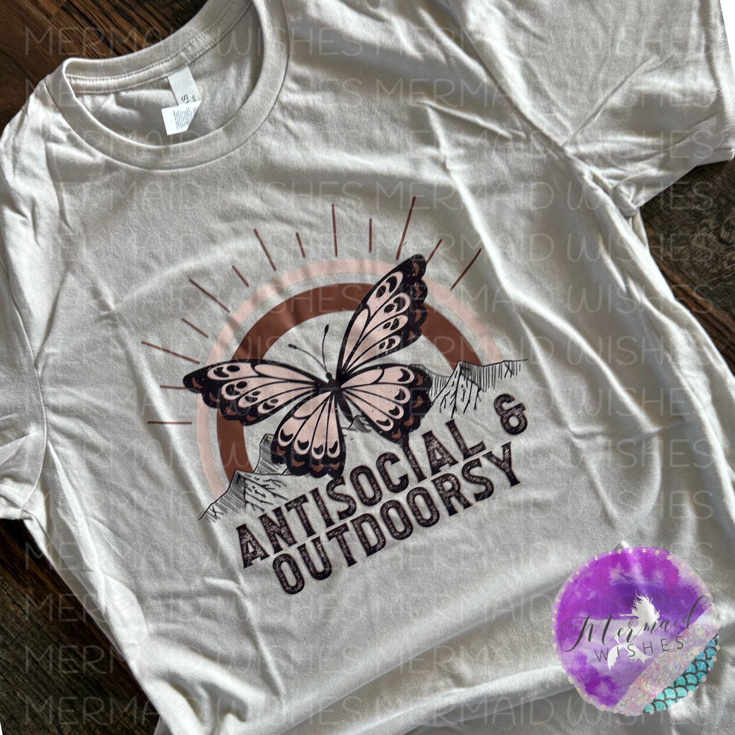 (Medium-TShirt) Antisocial & Outdoorsy (DTF-RTS)