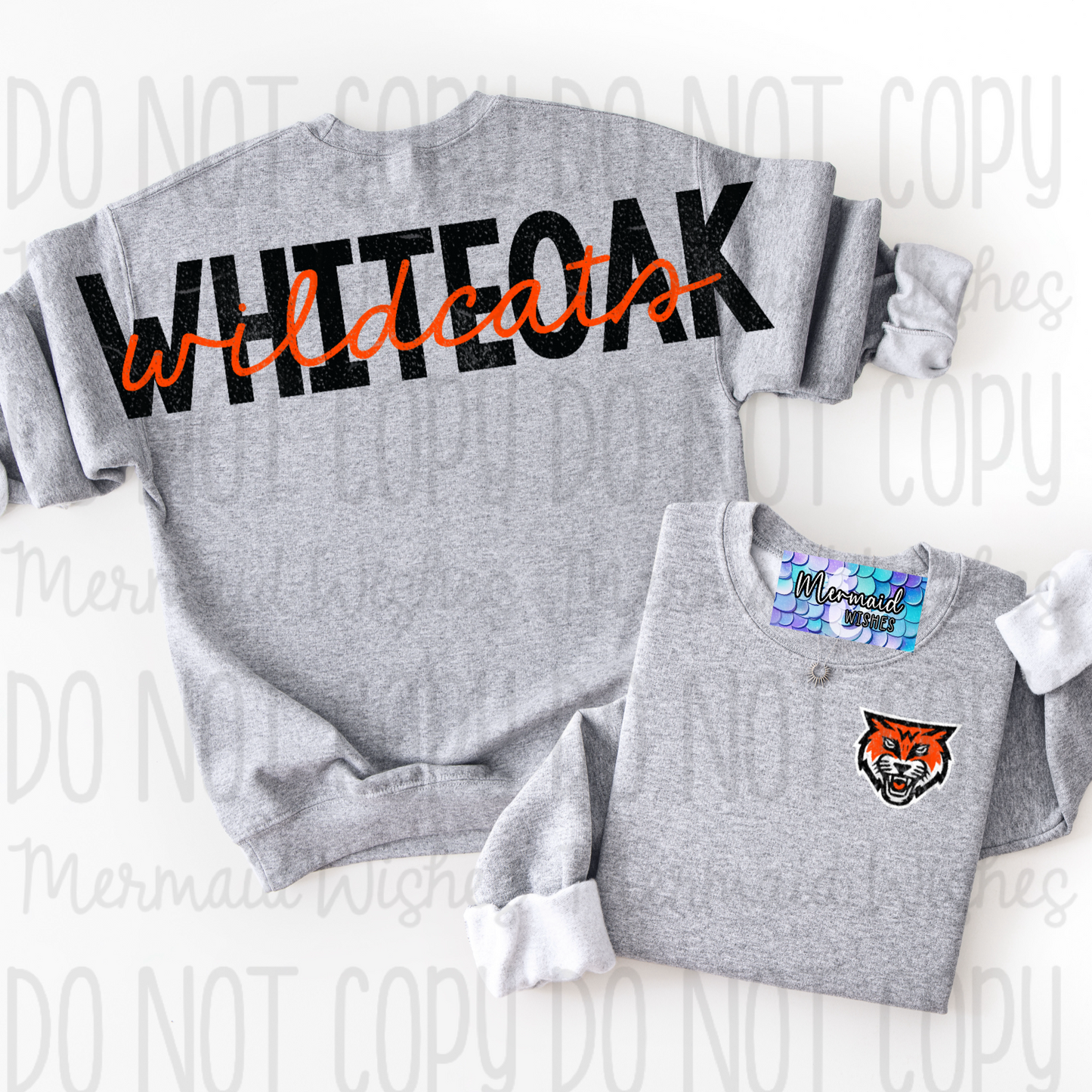 Whiteoak Wildcats (Full Back Arm to Arm Design)