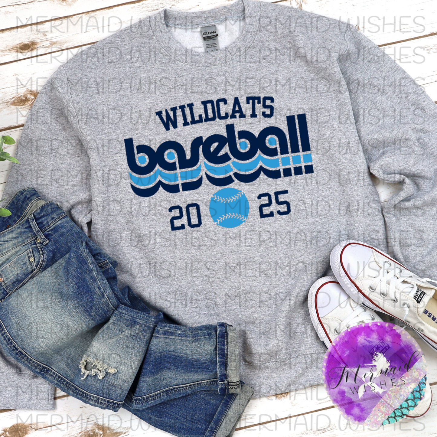 Blanchester Wildcats Baseball Retro (DTF)