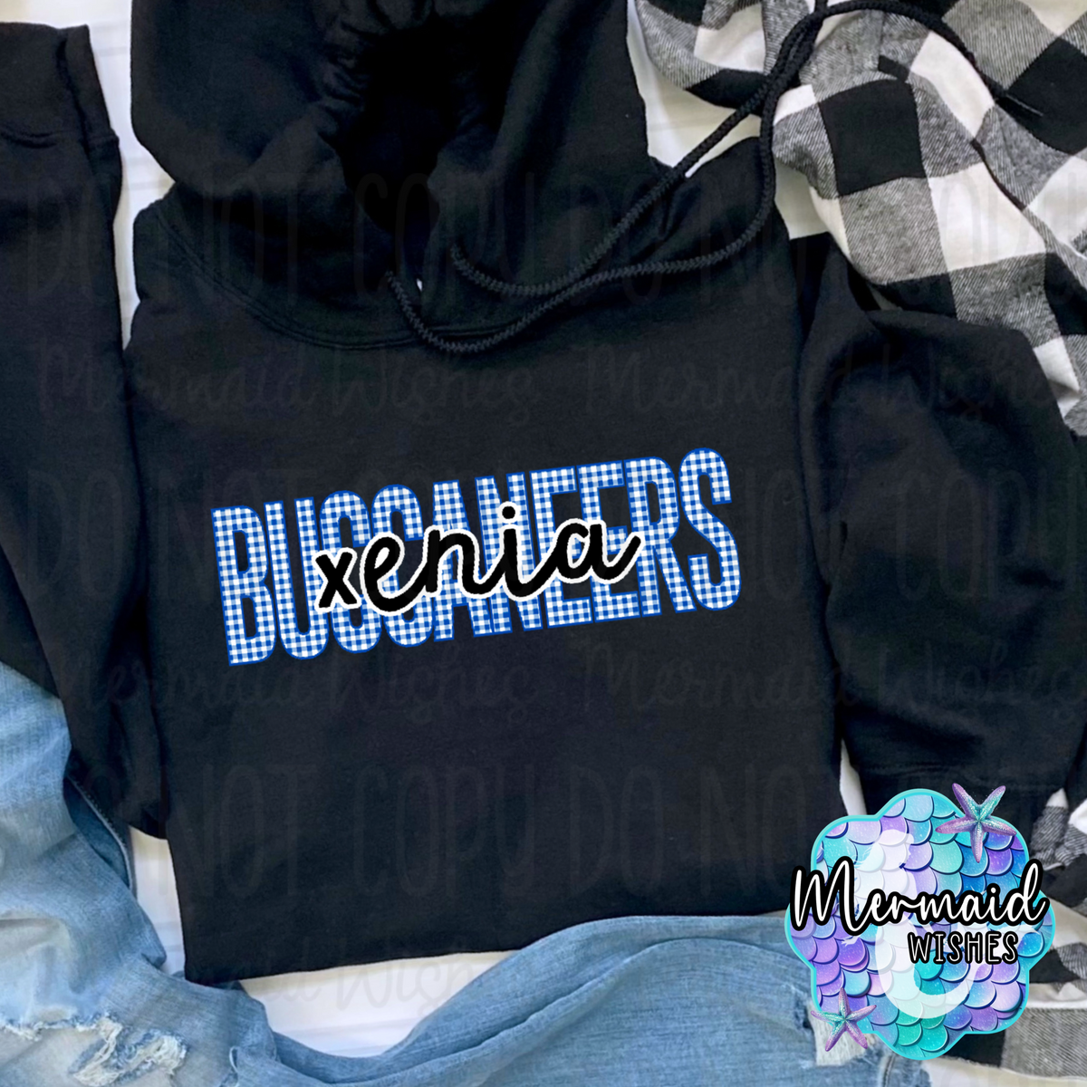 Xenia Buccaneers Gingham (TShirt, Crewneck & Hoodie)