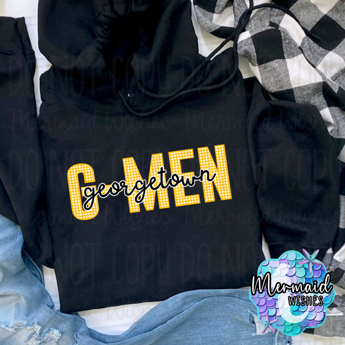Georgetown G-Men Gingham (TShirt, Crewneck & Hoodie)