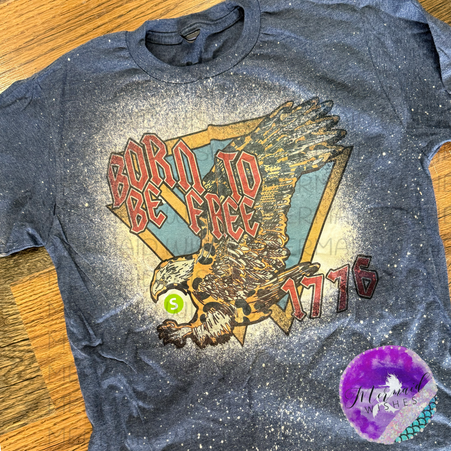 (Small-TShirt) Born to be Free (Sublimation-RTS)