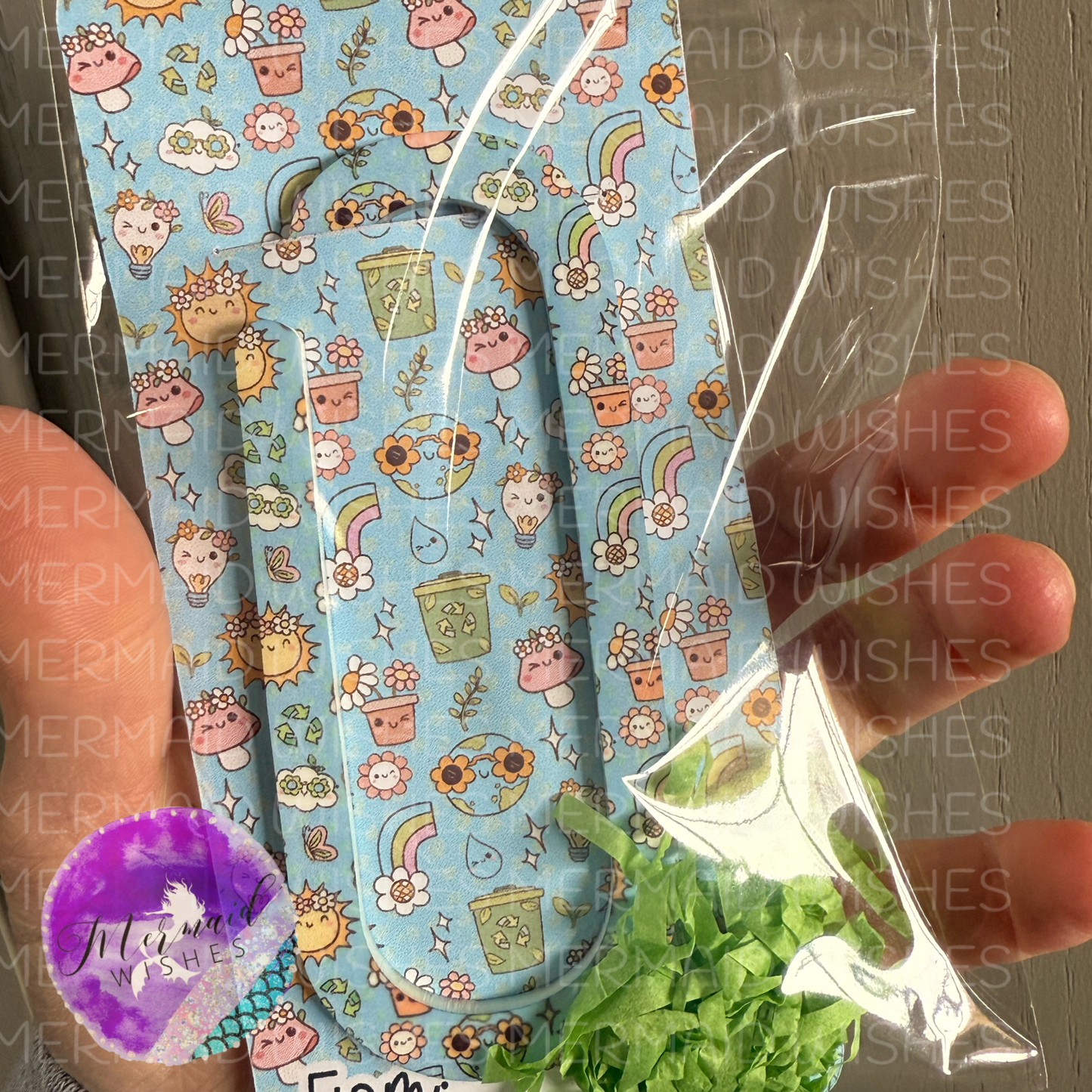 Bookmark Paper Clip Earth Day