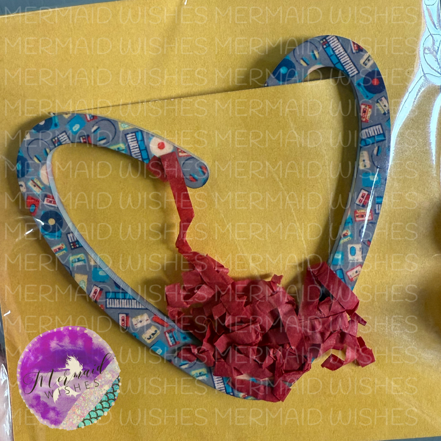 Bookmark Heart Retro Music
