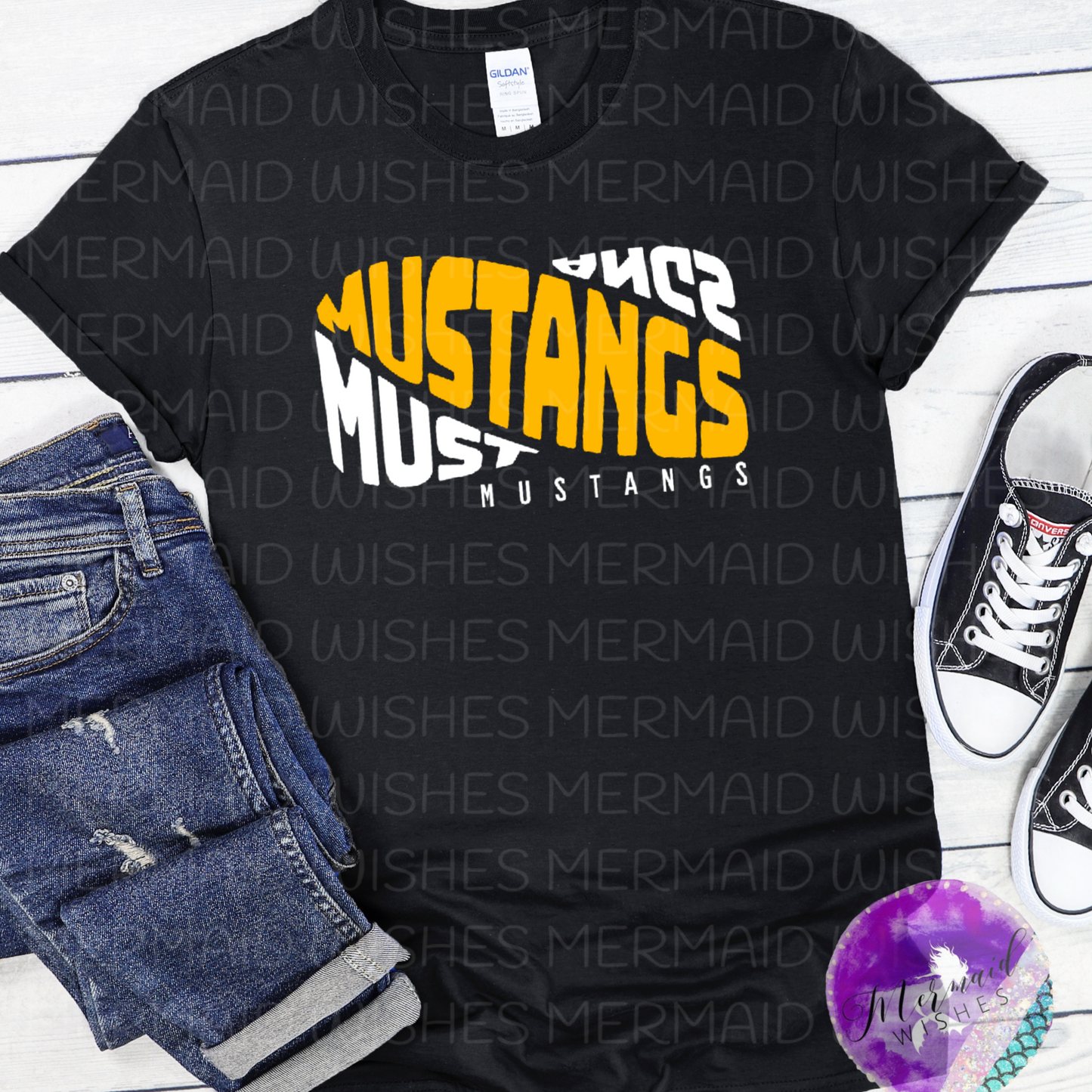 Mustangs Curved (DTF)