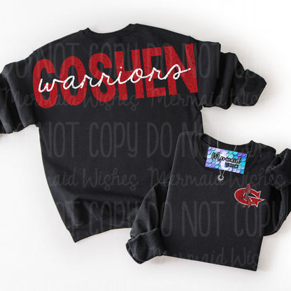 Goshen Warriors (Full Back Arm to Arm Design)