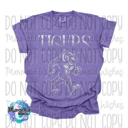 TIGERS HALFTONE- (CC-TShirt)