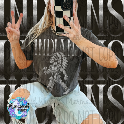 INDIANS HALFTONE- (CC-TShirt)