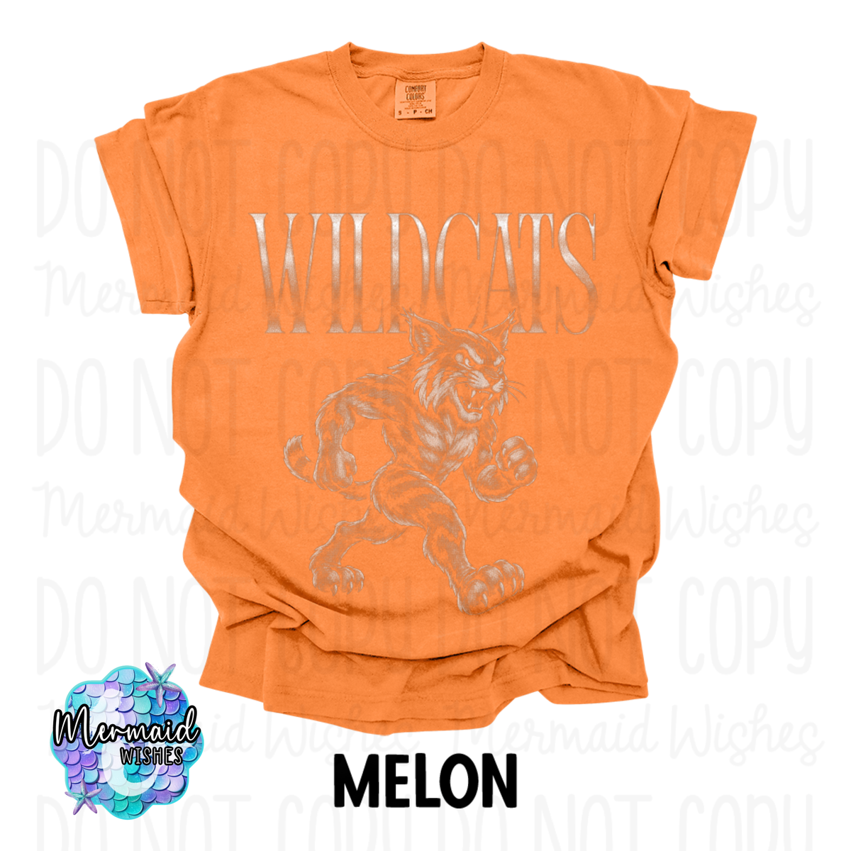 WILDCATS HALFTONE- (CC-TShirt)