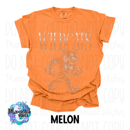 WILDCATS HALFTONE- (CC-TShirt)