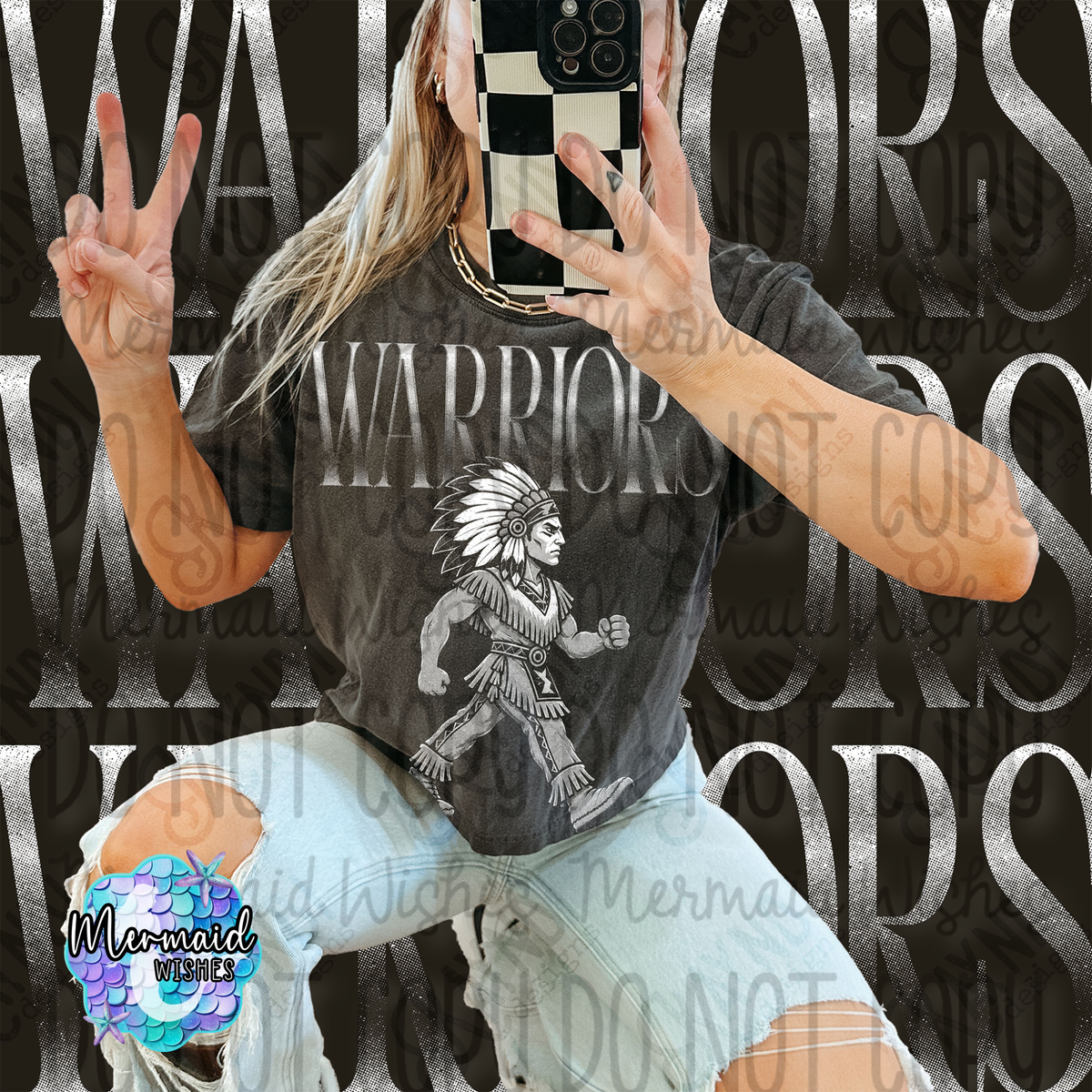 WARRIORS HALFTONE- (CC-TShirt)