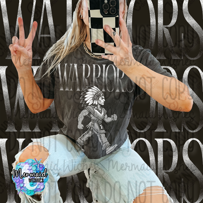 WARRIORS HALFTONE- (CC-TShirt)