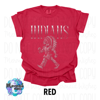INDIANS HALFTONE- (CC-TShirt)