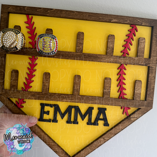 Wooden Ring Holder