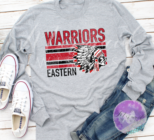 Eastern Warriors Distressed Stripes (DTF)