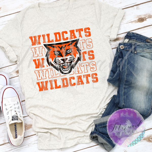 Whiteoak Wildcats Vintage - Oatmeal (DTF)