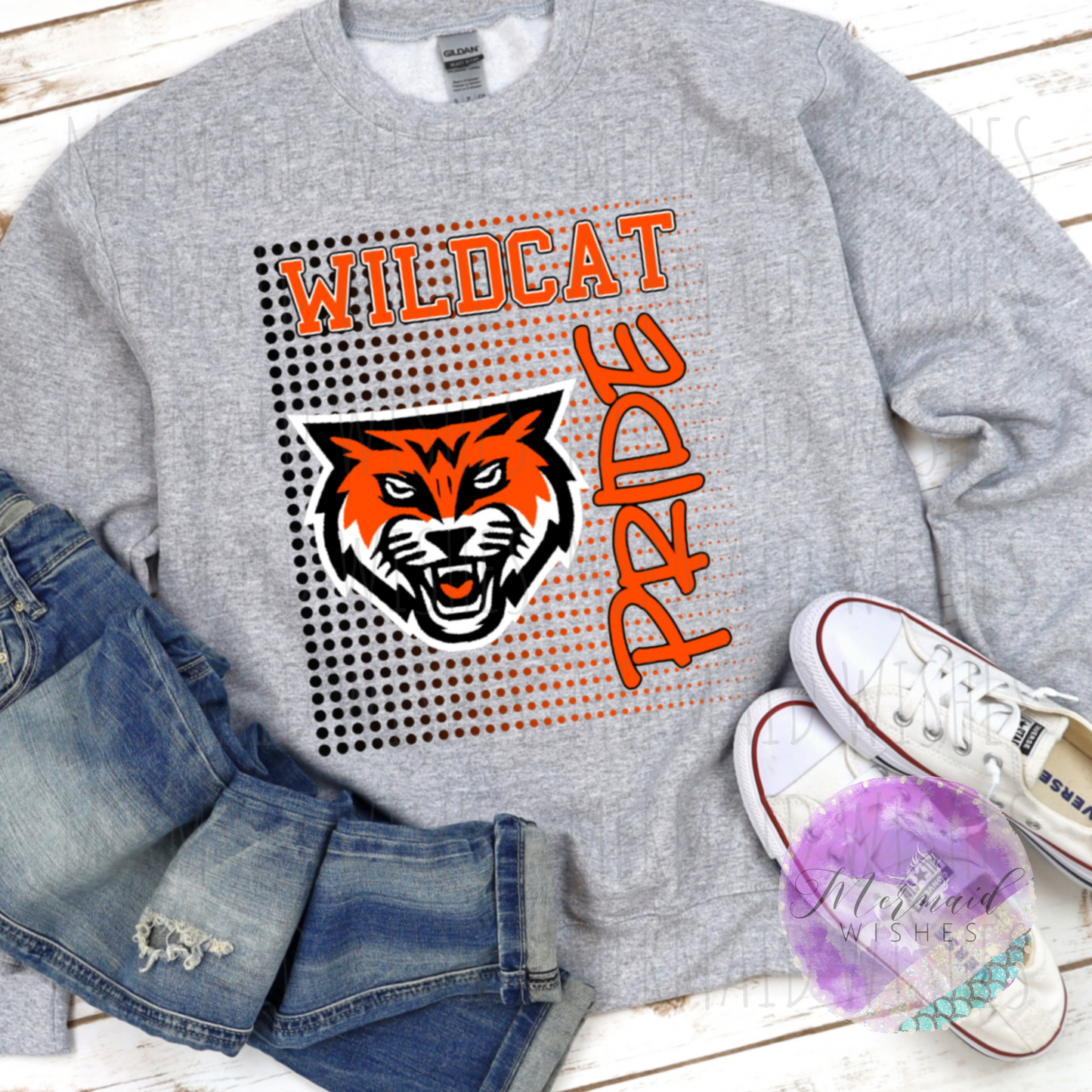 Whiteoak Wildcats Halftone (DTF)