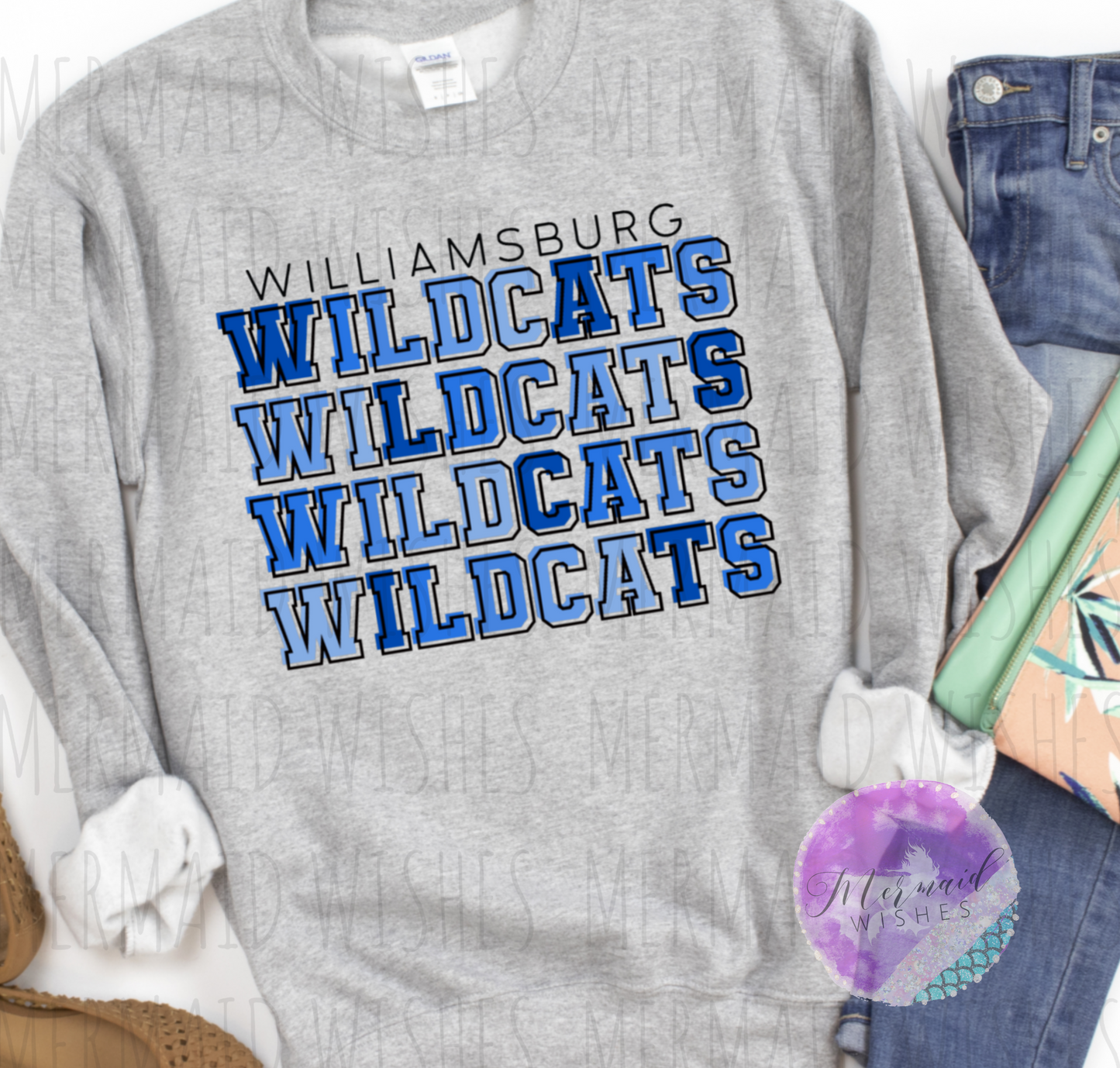 Williamsburg Wildcats Ombré (DTF)