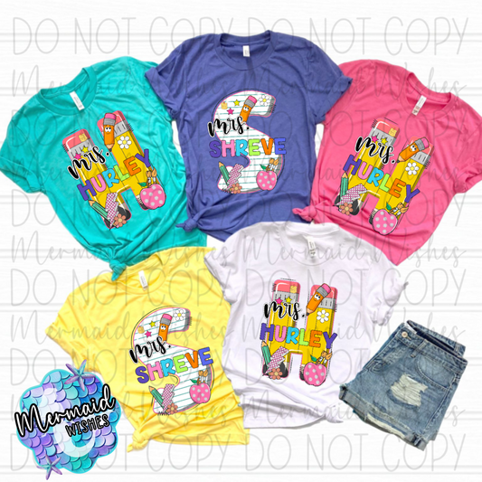 Initial Letter Personalized (DTF)