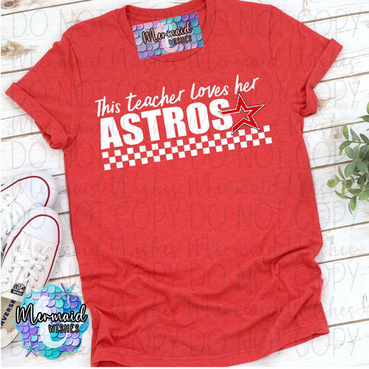 This Teacher loves her Astros (DTF)