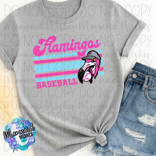 Flamingos Baseball (DTF)