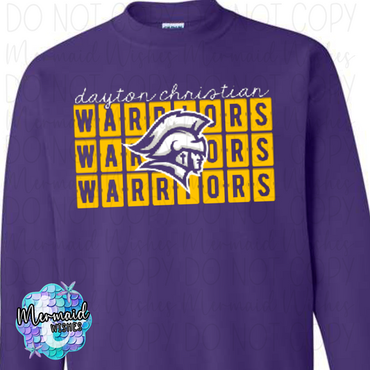 Dayton Christian Warriors Blocked (DTF)