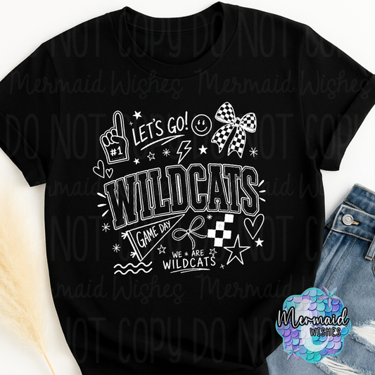 Let’s Go Wildcats Doodles