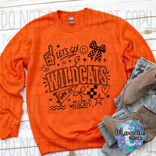 Let’s Go Wildcats Doodles