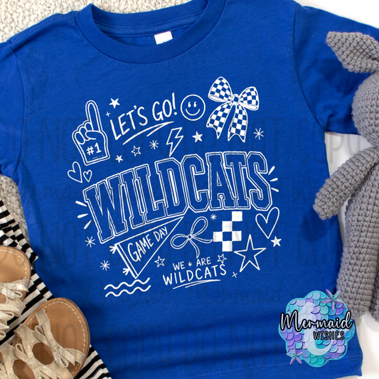 Let’s Go Wildcats Doodles