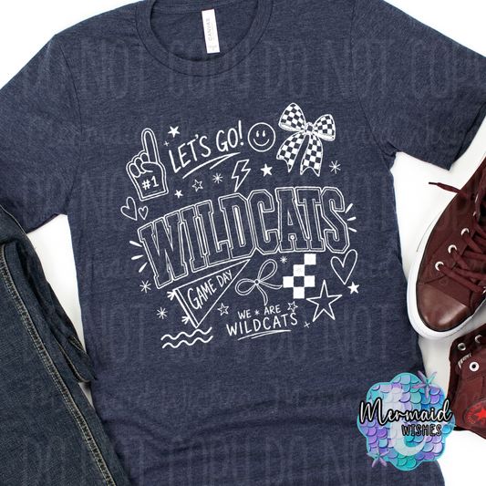 Let’s Go Wildcats Doodles