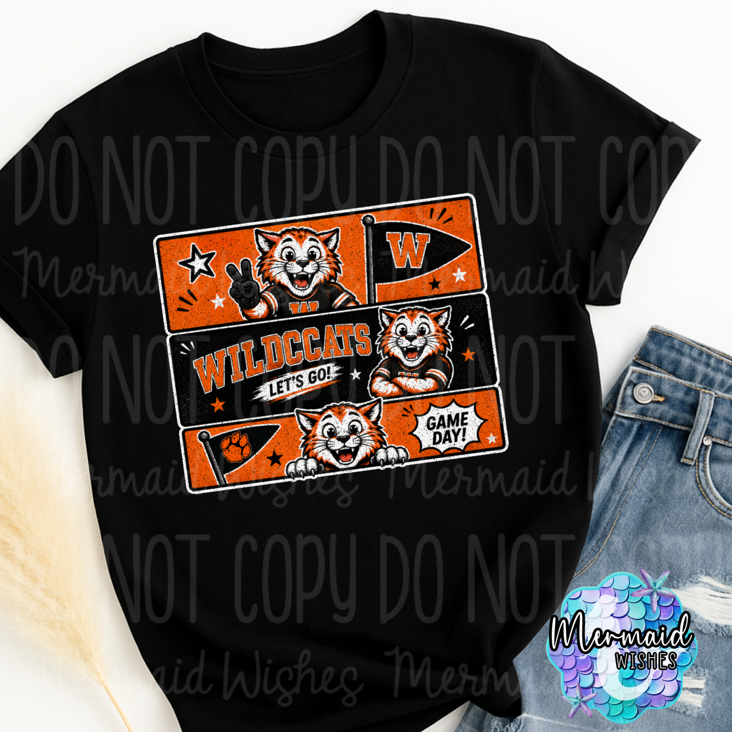Whiteoak Wildcats Retro Comic