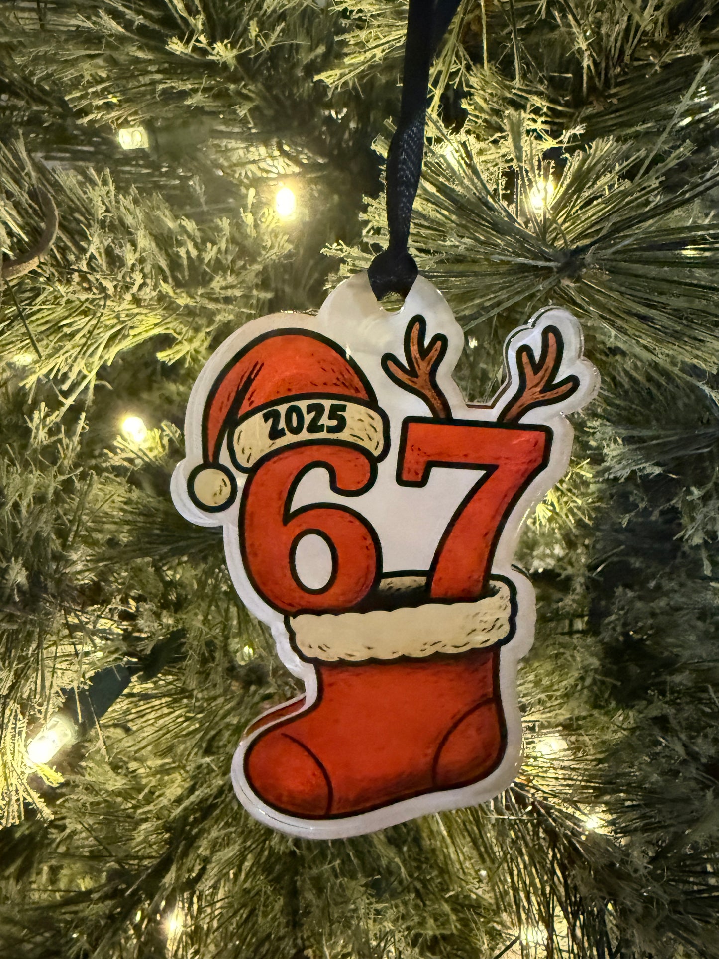 67 Stocking Ornament