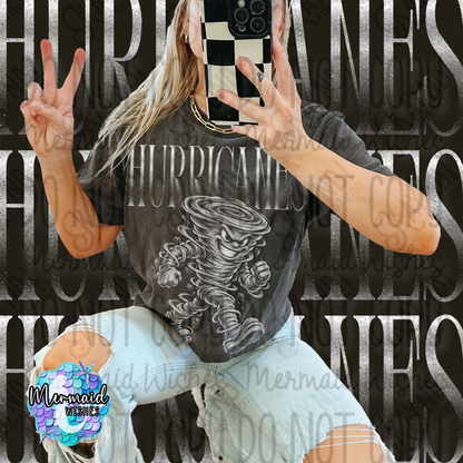 HURRICANES HALFTONE- (CC-TShirt)