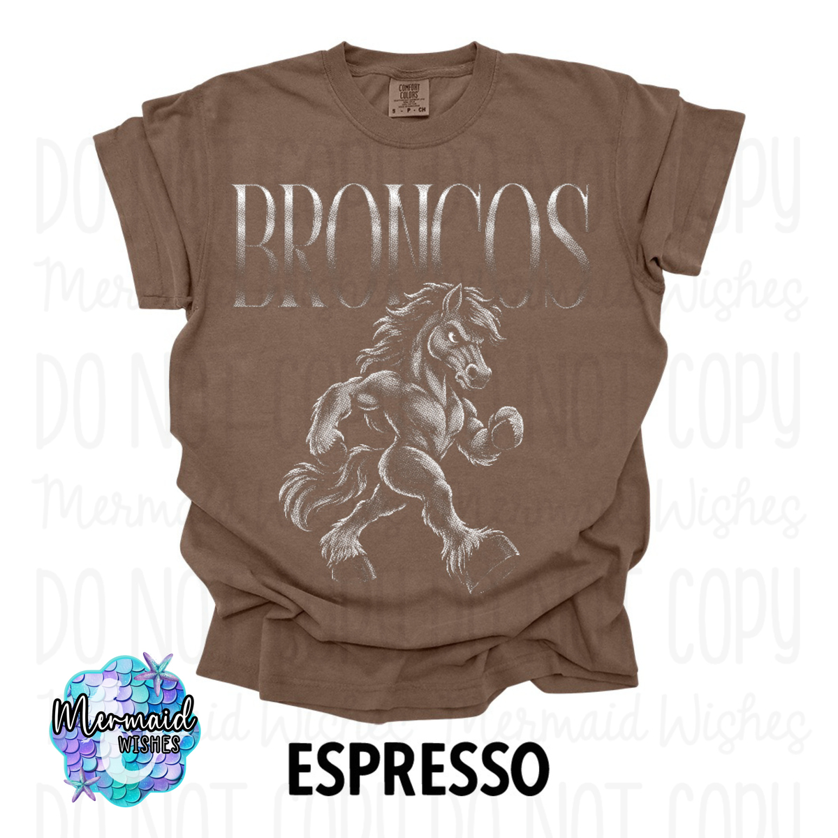 BRONCOS HALFTONE- (CC-TShirt)