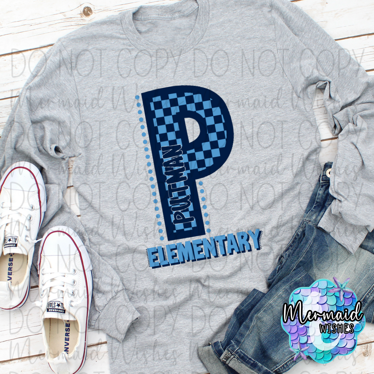 Checkered Letter Putman Elementary