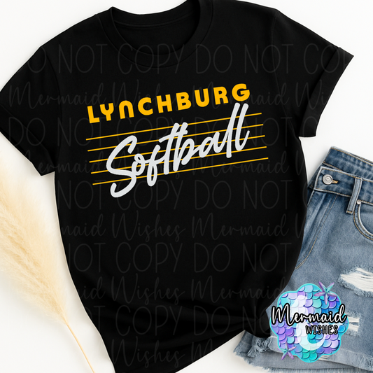 Lynchburg Softball Script Lines