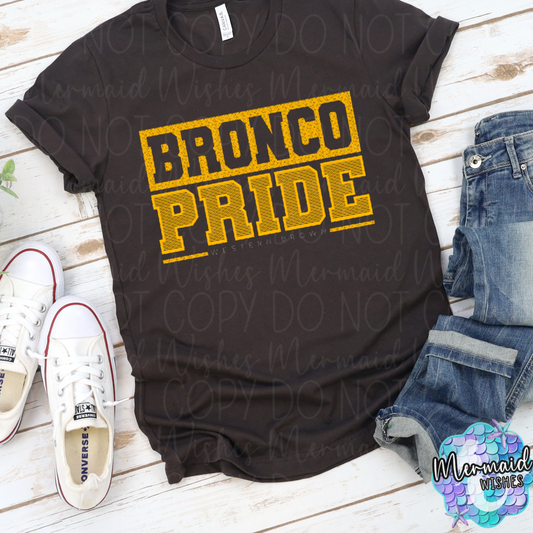 Western Brown Bronco Pride